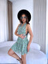 "COSMOPOLITAN" floral dress - green